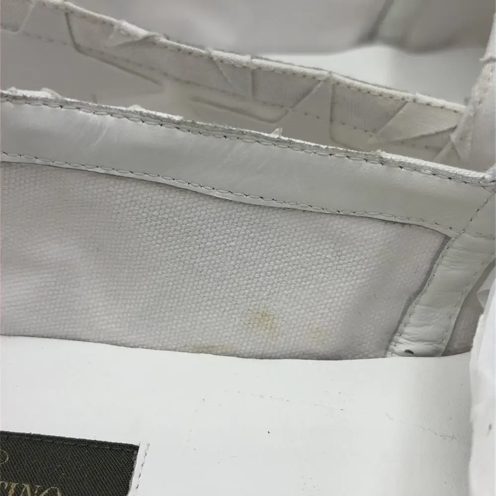 Valentino Garavani Star Bianco Canvas Espadrilles White EU 40 Made in Spain